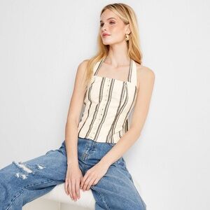 Women's Tie Neck Halter Top - Future Collective™ with Jenee Naylor